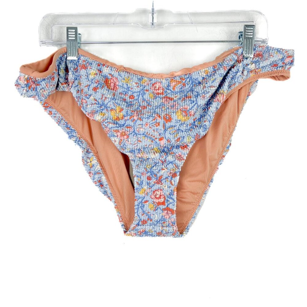 NWT J. Crew Scrunchie Hipster Bikini Bottom in Afternoon Floral Plus Size 2X NEW